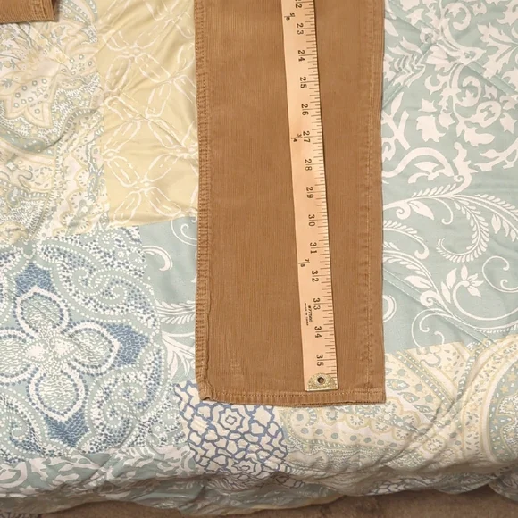 J. Crew Women's Skinny Leg Vintage Matchstick Corduroy Pants in Brown/Tan - Picture 9 of 10